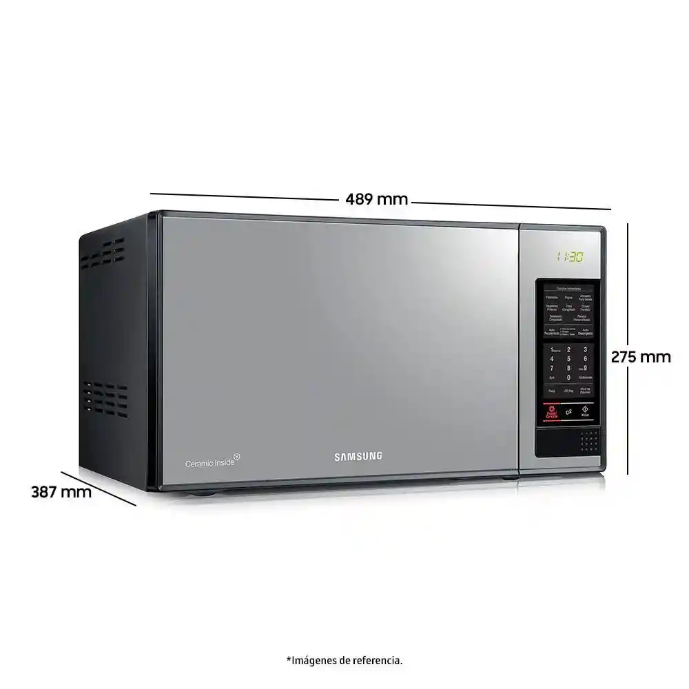 Samsung Microondas 0.8 PC 800W Negro AGE83X/XAP