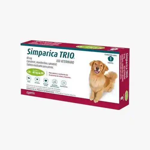 Simparica Trio Perros De 20 Hasta 40kg