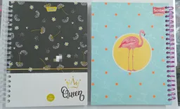 Cuaderno 7 Materias Pasta Dura Grande Mujer