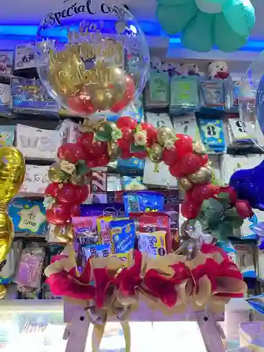 Globos Y Rosas