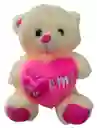 Peluche Osito Corazón Muñeco Peluche Oso