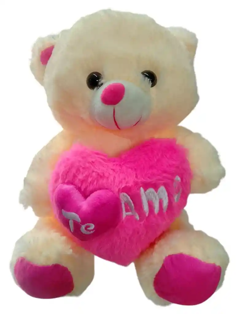 Peluche Osito Corazón Muñeco Peluche Oso