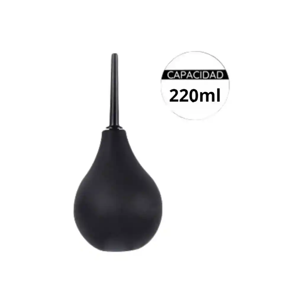 Ducha Pera Enema Anal Vaginal 220 Ml