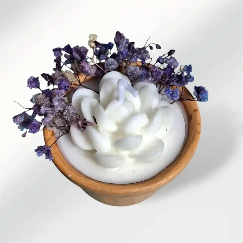 Vela Aromática Rosa Blanca