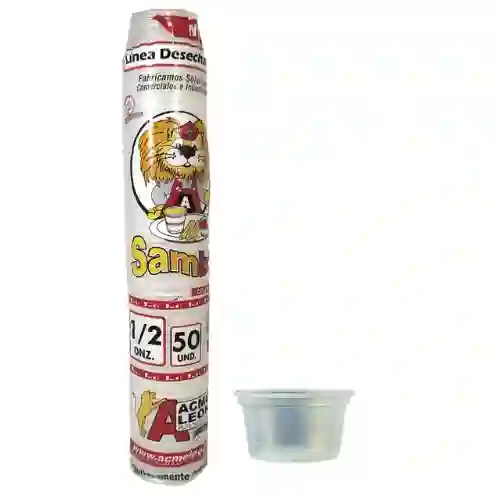 Copa Samba Leon 1/2 Onz Paqx50u