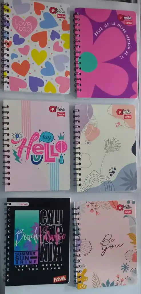 Cuaderno Argollado Pequeño Mujer
