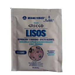Tratamiento Capilar Lehit Yogurt Griego Lisos Vegano