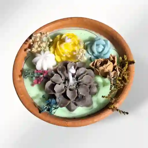 Vela Aromática Aroma De Jardín