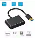Convertidor Adaptador 2 En 1: De Usb 3.0 A Vga Y Hdmi Video Agregar A Favoritos