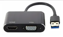 Convertidor Adaptador 2 En 1: De Usb 3.0 A Vga Y Hdmi Video Agregar A Favoritos
