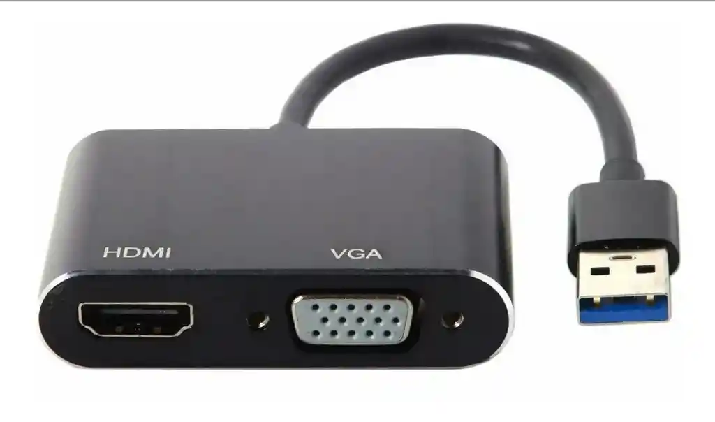 Convertidor Adaptador 2 En 1: De Usb 3.0 A Vga Y Hdmi Video Agregar A Favoritos