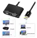 Convertidor Adaptador 2 En 1: De Usb 3.0 A Vga Y Hdmi Video Agregar A Favoritos