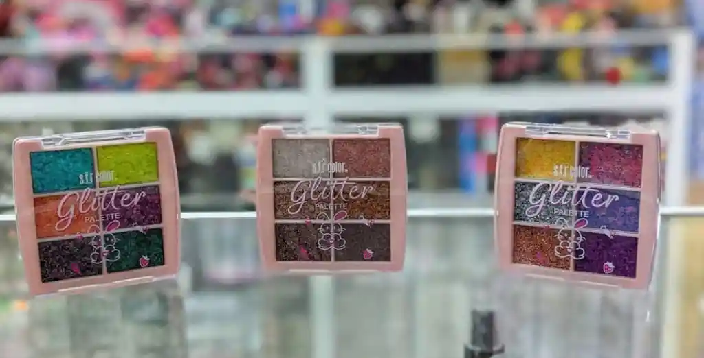 Glitter En Sombras Paleta X6 Str Color