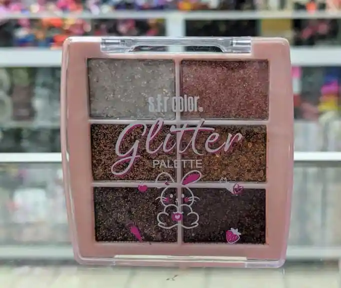 Glitter En Sombras Paleta X6 Str Color