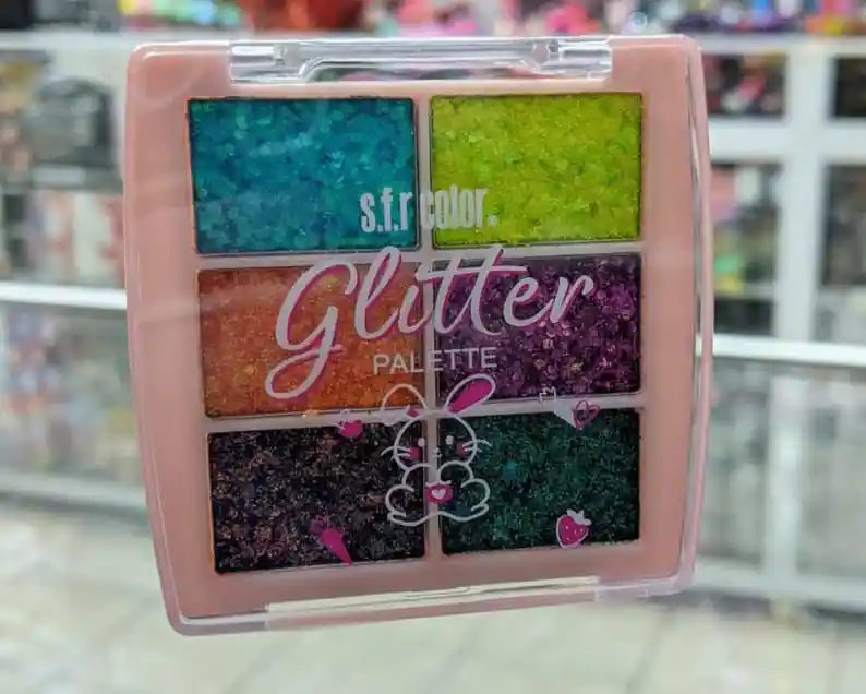 Glitter En Sombras Paleta X6 Str Color