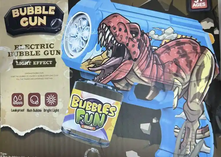 Juguete Burbujero De Dinosaurio Para Niños T-rex: Diversión Prehistórica