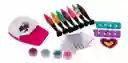 Kit Uñas Decorativo 2-1 Niñas Set Manicure Creativo Juguete