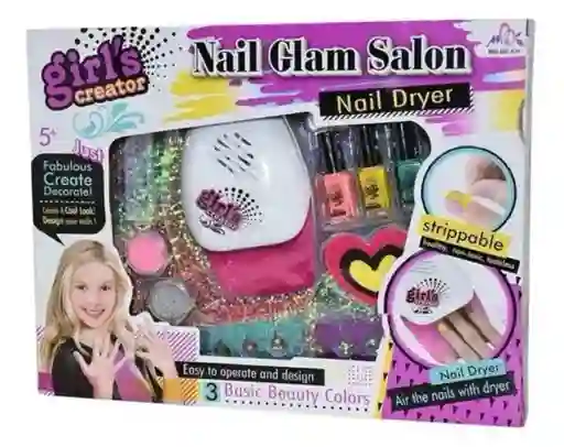 Set De Spa Pies + Set Uñas Juguete Niñas 2x1 Girl Creator