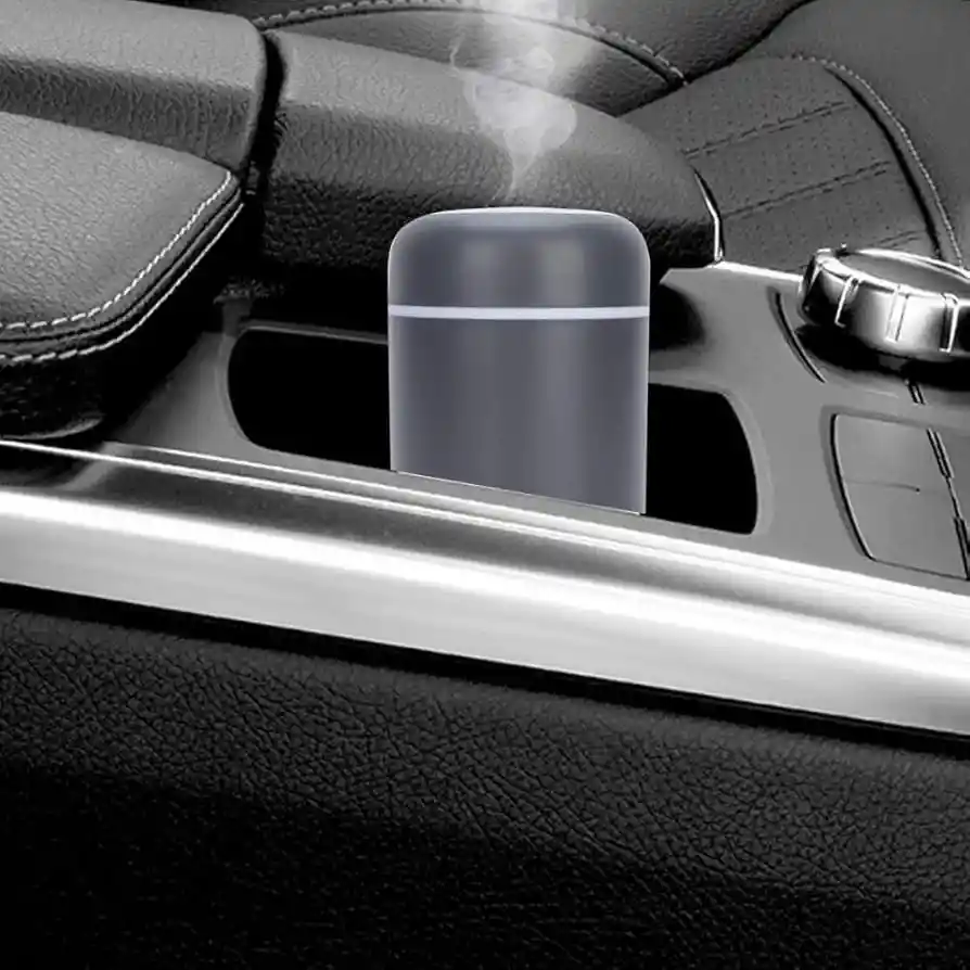 Humidificador, Difusor, Ambientador Con Luz Led Usb Portátil (gris)