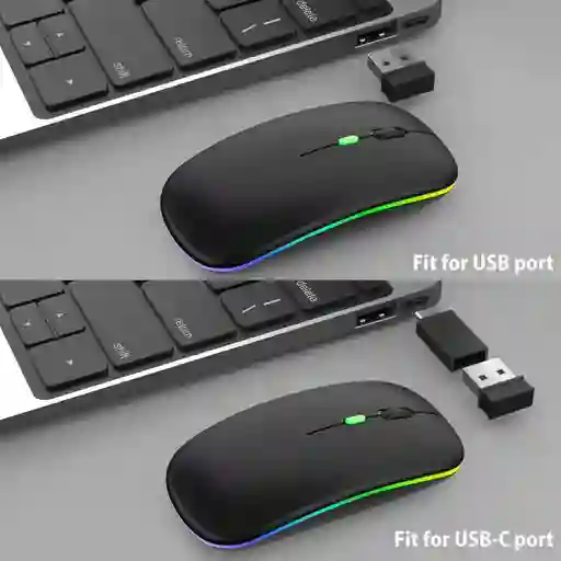Mouse Inalámbrico Ultrafino Recargable 2,4g Bt Aoas W07