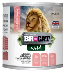 Lata Br For Cat Wild Salmon 400gr