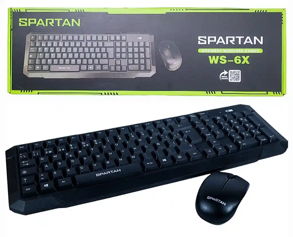 Teclado Y Mouse Inalámbrico Combo Spartan Ws-6x