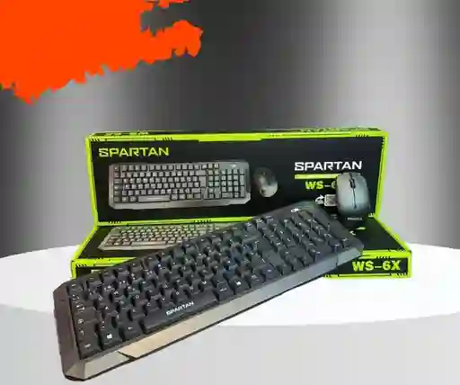 Teclado Y Mouse Inalámbrico Combo Spartan Ws-6x