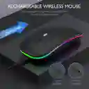 Mouse Inalámbrico Recargable 2,4g Bluetooth Aoas W07
