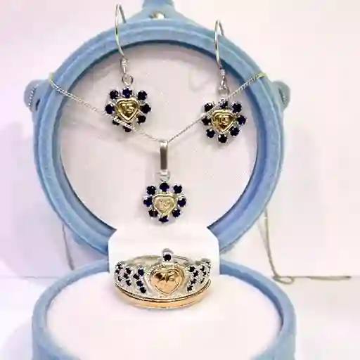 Set Colección Heart Azul Rey Rf 5