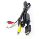Cable Negro Para Consola Ps2