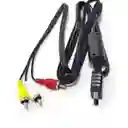 Cable Negro Para Consola Ps2