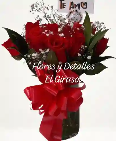 Jarrón Pasión Escarlata
