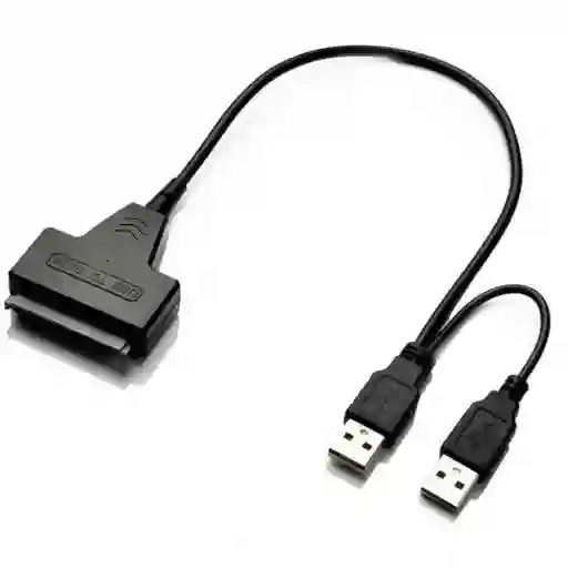 Cable Sata A Usb 2.0 -113 Negro Nuevo