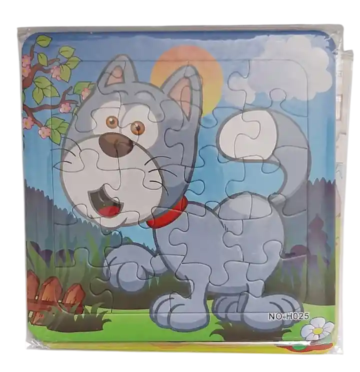 Rompecabezas Set X 3 -14x14cm 12-16-20 Piezas Carton Grueso