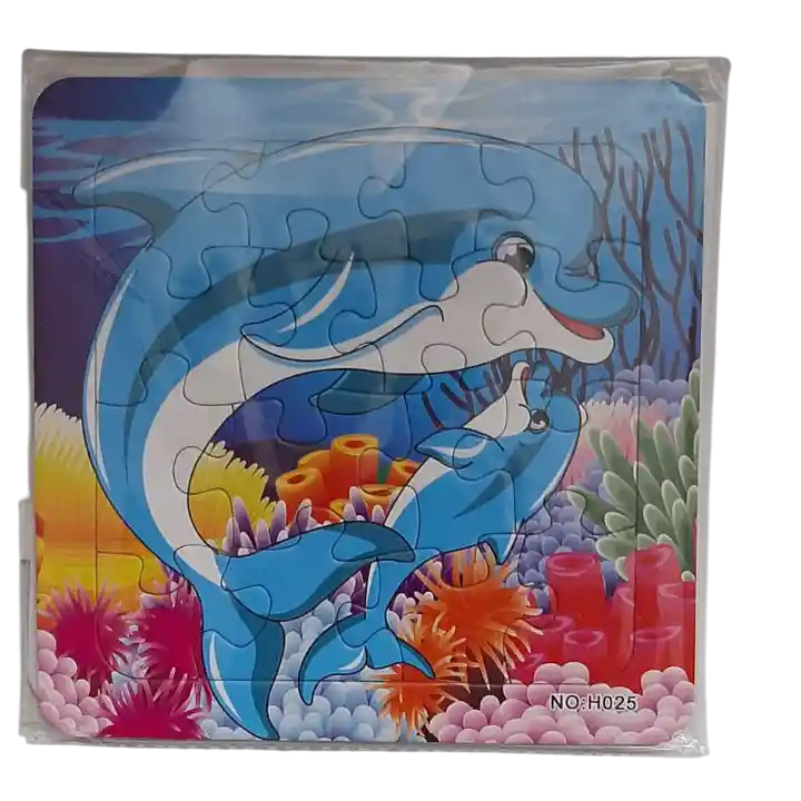 Rompecabezas Set X 3 -14x14cm 12-16-20 Piezas Carton Grueso