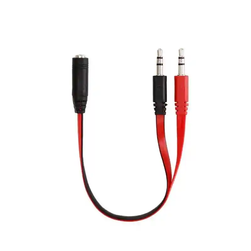 Cable Y De Audio – 1 Macho A 2 Hembras