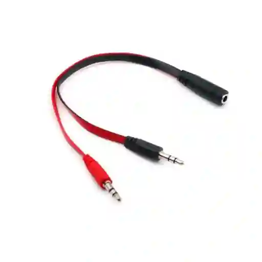 Cable Y De Audio – 1 Macho A 2 Hembras