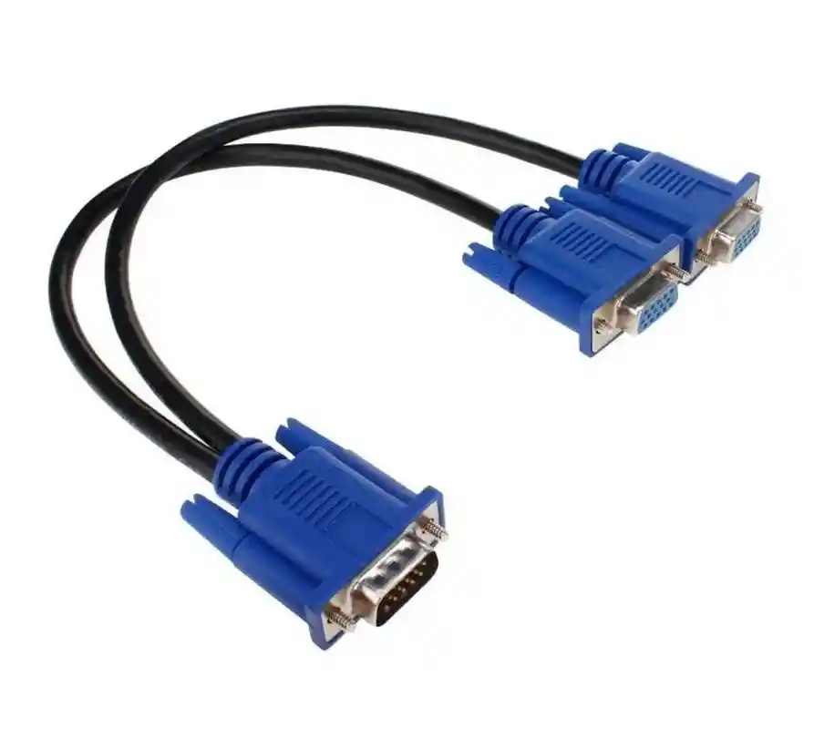 Cable Y Vga – Duplicador De Imagen
