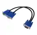 Cable Y Vga – Duplicador De Imagen