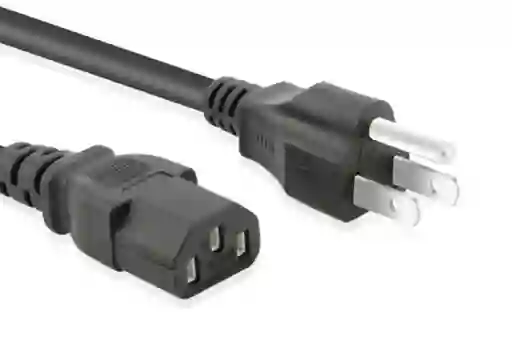 Cable De Poder De 1.5mts Negro Nuevo