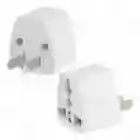 Convertidor Conector Europeo Blanco