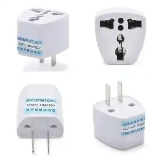 Convertidor Conector Europeo Blanco