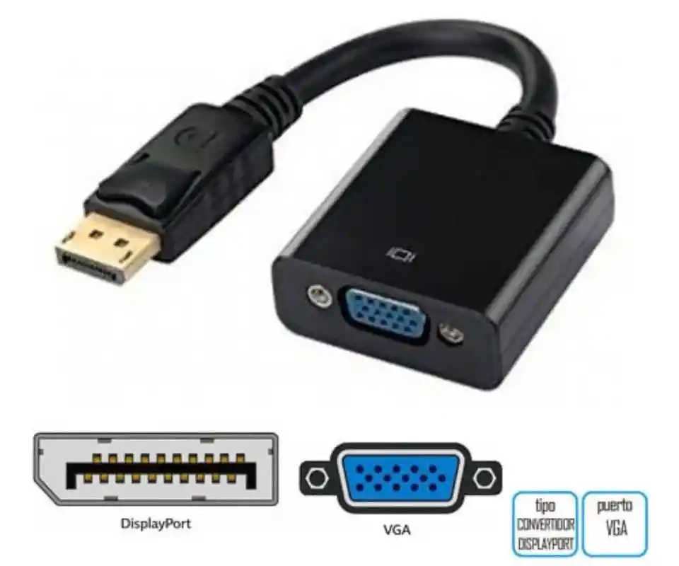 Convertidor Displayport A Vga -118