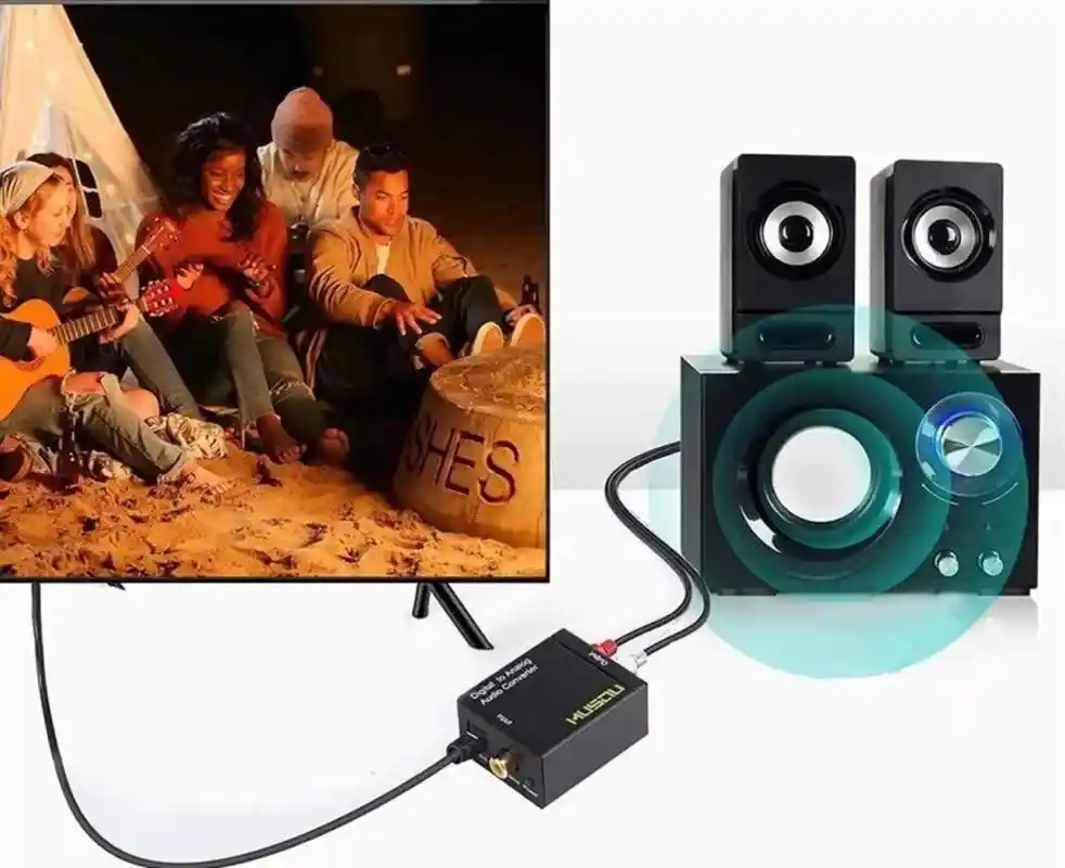 Convertidor Optico A Rca