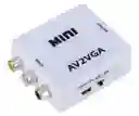 Convertidor Rca A Vga Blanco Nuevo