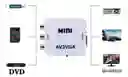 Convertidor Rca A Vga Blanco Nuevo
