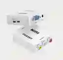 Convertidor Vga A Rca Blanco Nuevo