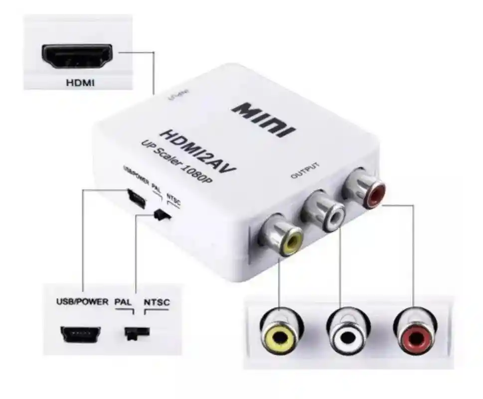 Convertidor Hdmi A Rca -10