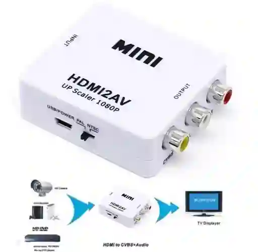 Convertidor Hdmi A Rca -10