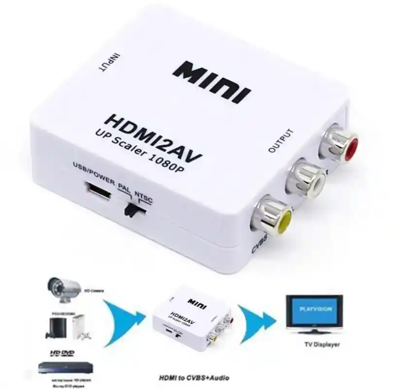 Convertidor Hdmi A Rca -10